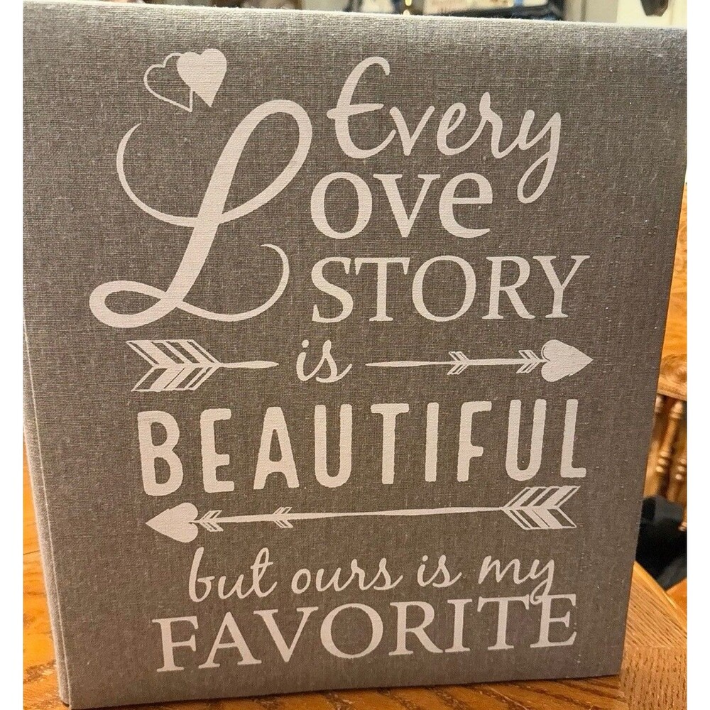 Large 12” × 13½” Photo Album – Holds 500 4×6 Photos – Archival Safe